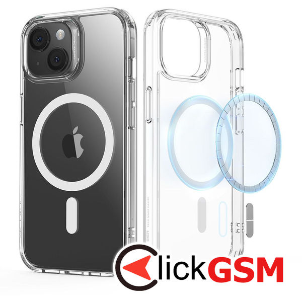ESR - Classic Hybrid HaloLock - iPhone 15 Plus - Clear