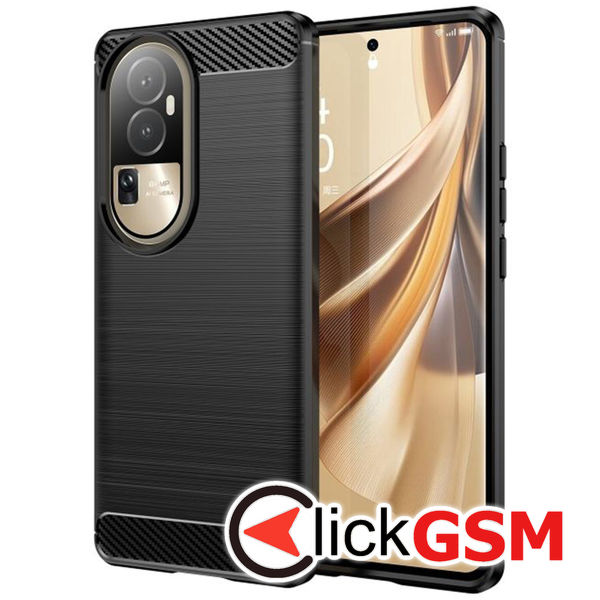 Techsuit - Carbon Silicone - Oppo Reno10 Pro+ - Black