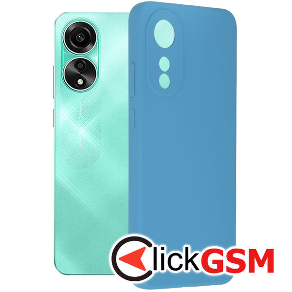 Techsuit - Soft Edge Silicone - Oppo A78 4G - Denim Blue