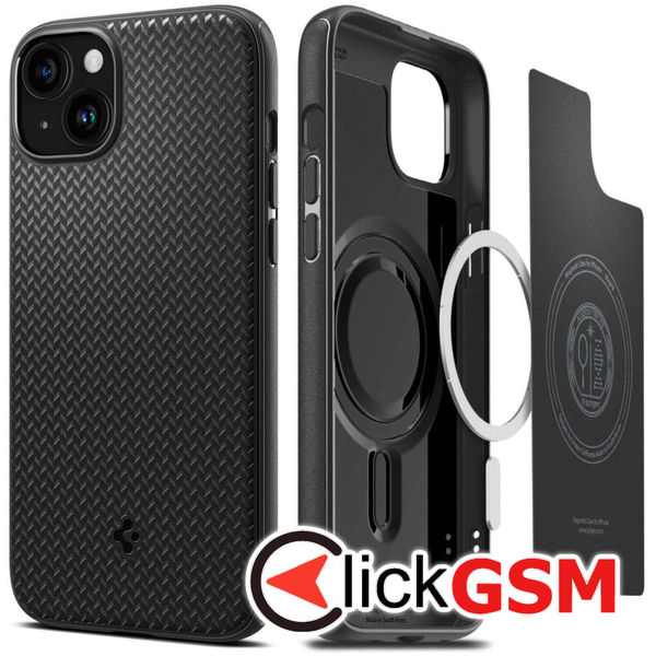 Spigen - Mag Armor - iPhone 15 Plus - Matte Black