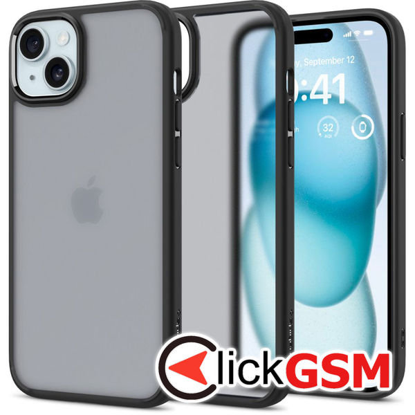 Spigen - Ultra Hybrid - iPhone 15 - Frost Black