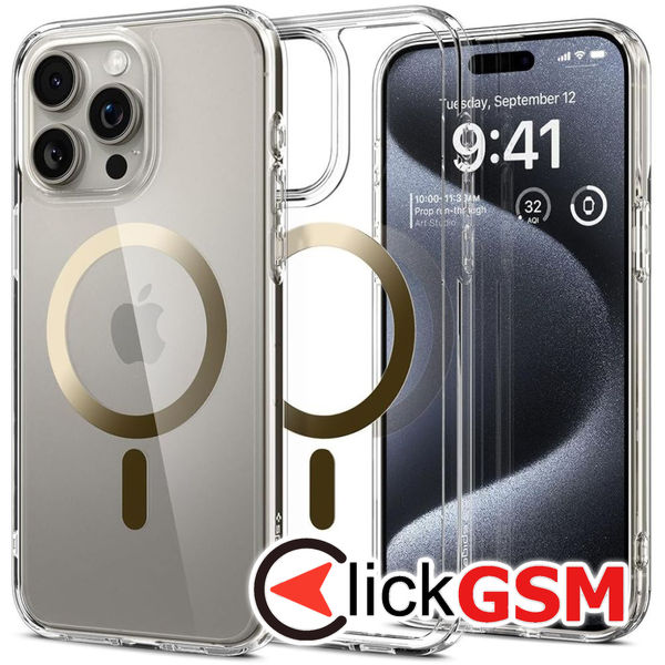 Spigen - Ultra Hybrid MagSafe - iPhone 15 Pro - Gold