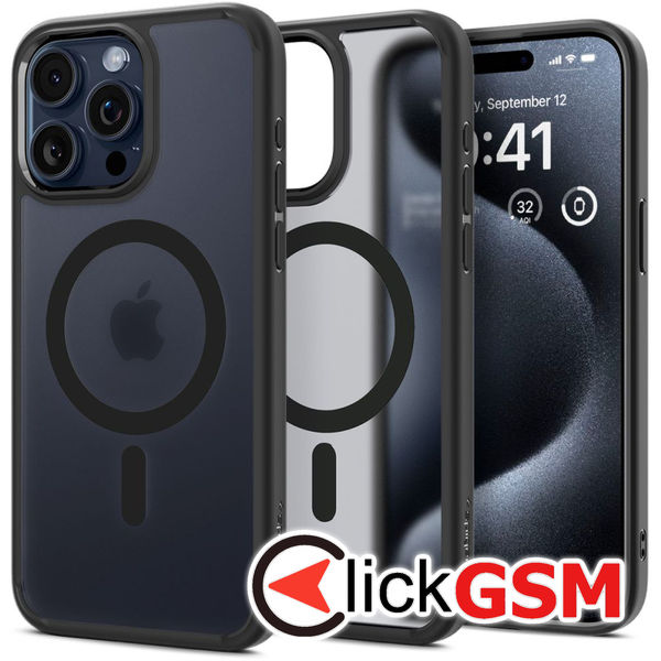 Spigen - Ultra Hybrid MagSafe - iPhone 15 Pro Max - Frost Black