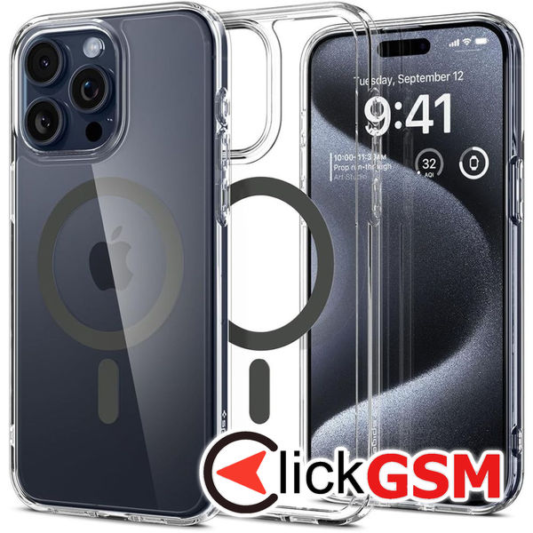 Spigen - Ultra Hybrid MagSafe - iPhone 15 Pro Max - Graphite