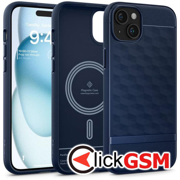 Spigen - Caseology Parallax MagSafe - iPhone 15 - Midnight Blue