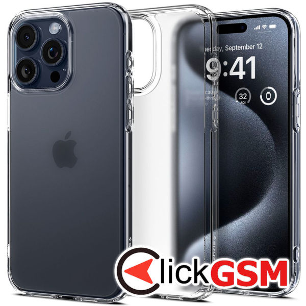 Spigen - Ultra Hybrid - iPhone 15 Pro - Frost Clear