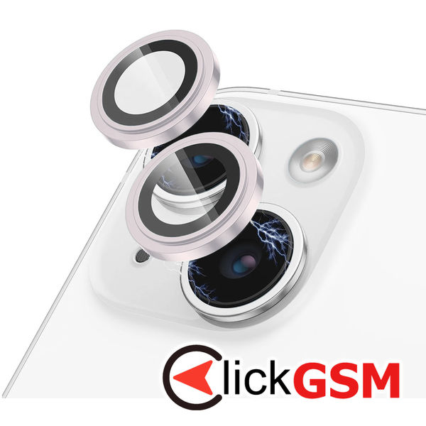 Lito - S+ Camera Glass Protector - iPhone 15 / 15 Plus - Pink