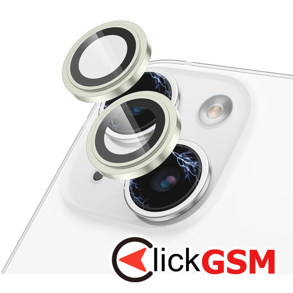 Lito - S+ Camera Glass Protector - iPhone 15 / 15 Plus - Yellow