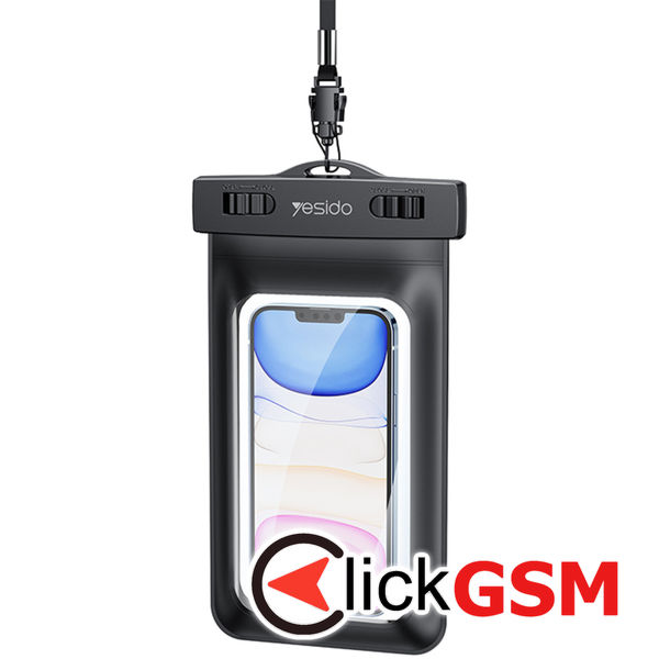 Yesido - Waterproof Case (WB10) - IPX8, for Phone max 6.7" - Black