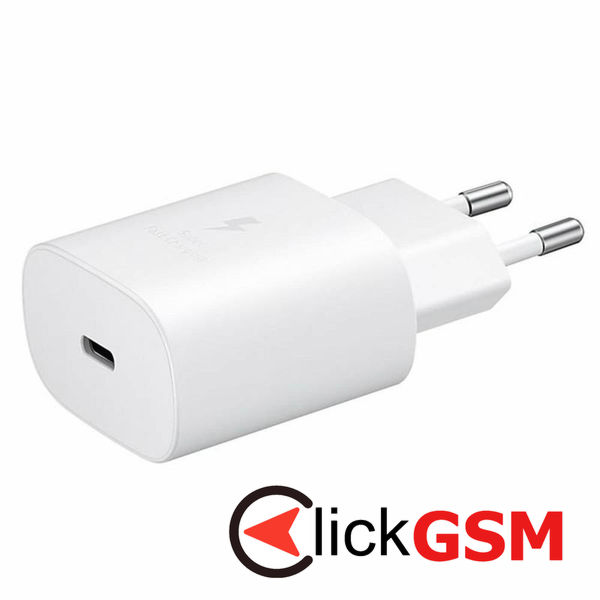 Samsung - Wall Charger EP-TA800EWE (GP-PTU021SOAWQ) - Type-C, Fast Charging, 25W, 3A - White (Bulk Packing)