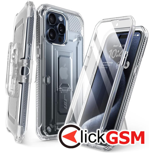 Supcase - Unicorn Beetle Pro - iPhone 15 Pro - Clear