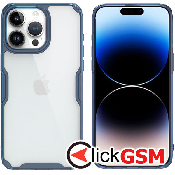 Nillkin - Nature TPU Case - iPhone 15 Pro - Blue
