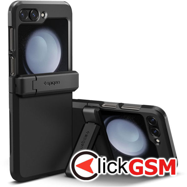 Spigen - Tough Armor Pro - Samsung Galaxy Z Flip5 - Black