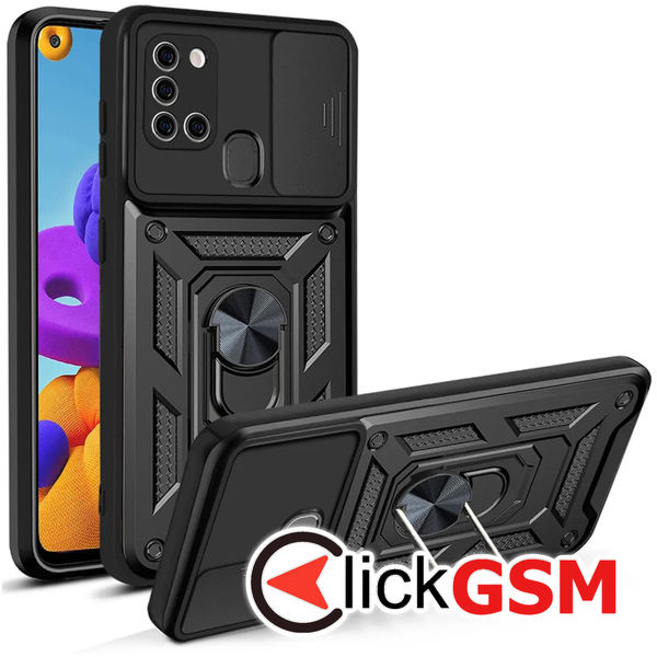 Techsuit - CamShield Series - Samsung Galaxy A21s - Black