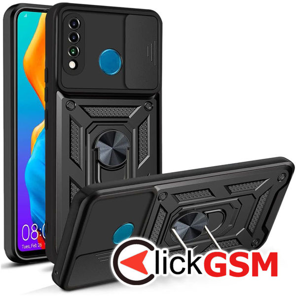 Techsuit - CamShield Series - Huawei P30 Lite / P30 Lite New Edition - Black