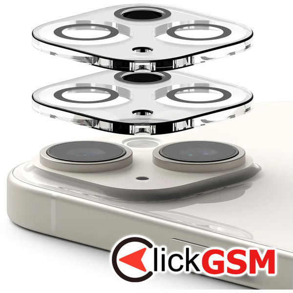 Ringke - Camera Protector Glass (2 pack) - iPhone 15 / 15 Plus - Clear