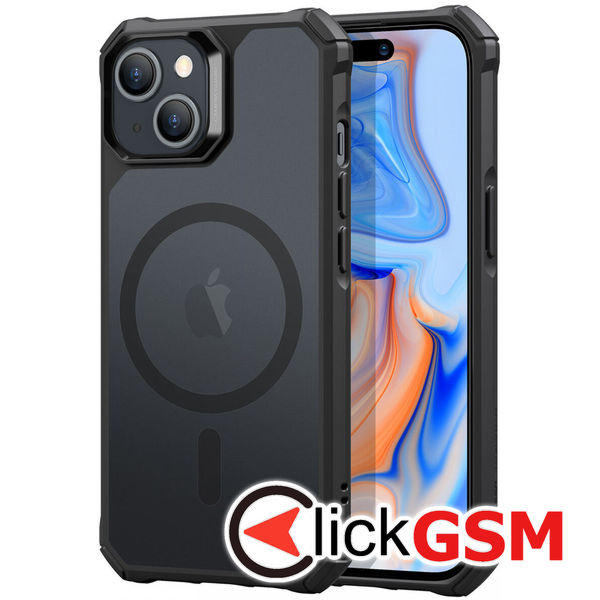 ESR - Air Armor HaloLock - iPhone 15 Plus - Frosted Black