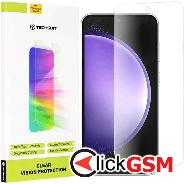 Techsuit - Clear Vision Glass - Samsung Galaxy S23 FE - Transparent