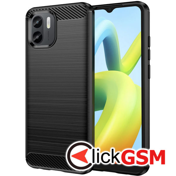 Techsuit - Carbon Silicone - Xiaomi Redmi A1 / A2 - Black