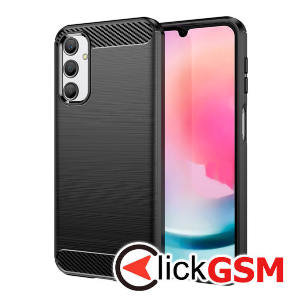 Techsuit - Carbon Silicone - Samsung Galaxy A25 5G - Black