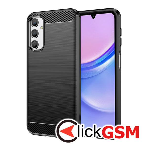 Techsuit - Carbon Silicone - Samsung Galaxy A15 4G / A15 5G - Black