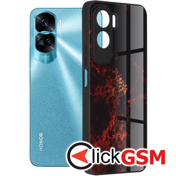Techsuit - Glaze Series - Honor 90 Lite - Red Nebula