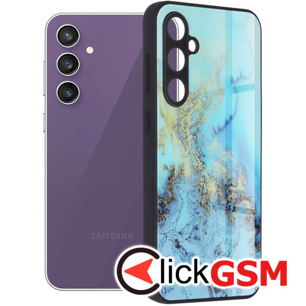 Techsuit - Glaze Series - Samsung Galaxy S23 FE - Blue Ocean