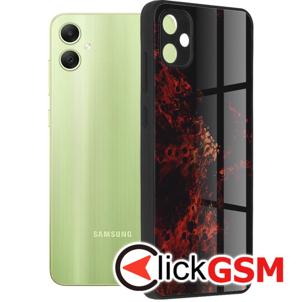 Techsuit - Glaze Series - Samsung Galaxy A05 - Red Nebula