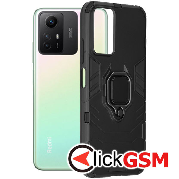 Techsuit - Silicone Shield - Xiaomi Redmi Note 12S - Black