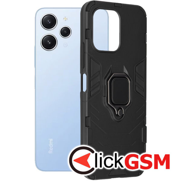 Techsuit - Silicone Shield - Xiaomi Redmi 12 4G / 12 5G - Black