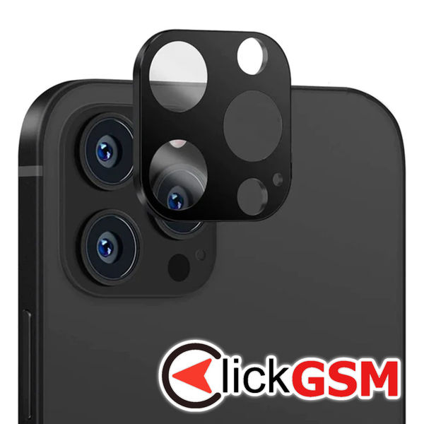 Techsuit - Full Camera Glass - iPhone 12 Pro - Black