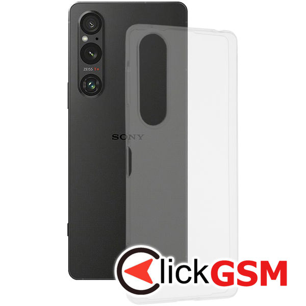 Techsuit - Clear Silicone - Sony Xperia 1 V - Transparent