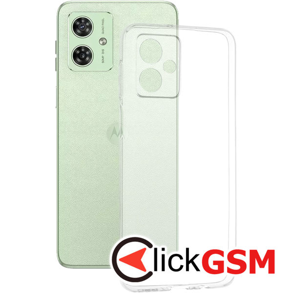 Techsuit - Clear Silicone - Motorola Moto G54 - Transparent