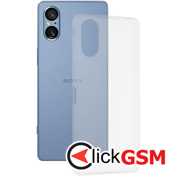 Techsuit - Clear Silicone - Sony Xperia 5 V - Transparent