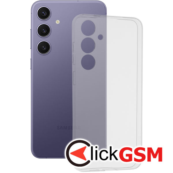 Husa de protectie Techsuit Clear Silicone pentru Samsung Galaxy S24+ - Transparent