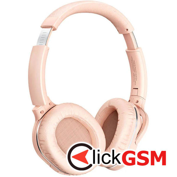 Baseus - Wireless Headphones Encok D02 Pro (NGTD010304/A00027600413-Z1) - Over Ear Design, Noise Reduction, Bluetooth V5.3 - Pink