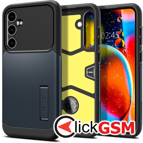 Spigen - Slim Armor - Samsung Galaxy S23 FE - Metal Slate