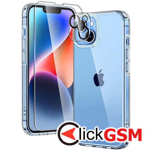ESR - [3in1 Pack] Project Zero + Screen Protector + Camera Lens - iPhone 14 - Clear