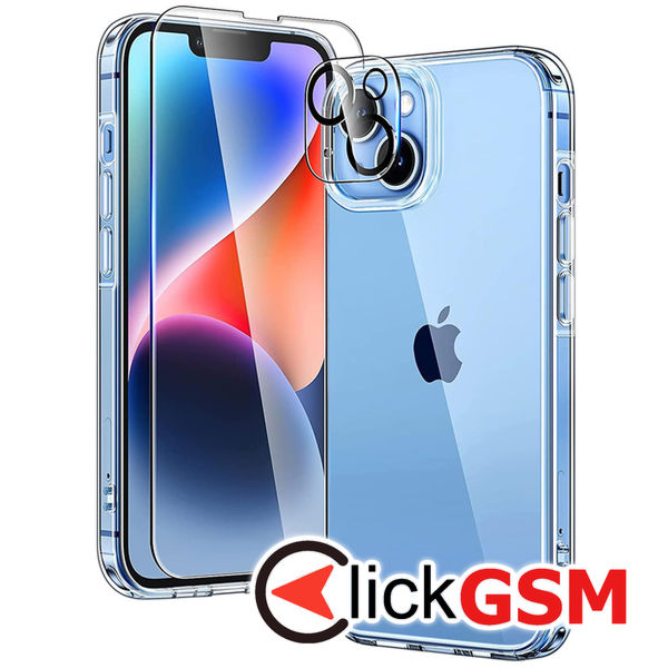 ESR - [3in1 Pack] Project Zero + Screen Protector + Camera Lens - iPhone 14 Plus - Clear
