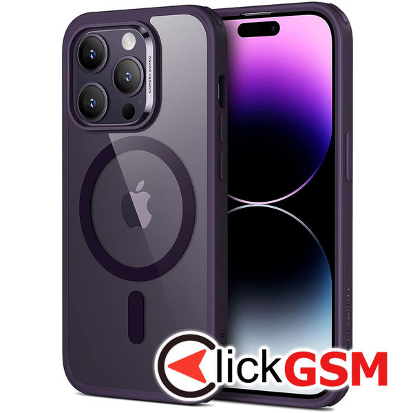 ESR - Classic Hybrid HaloLock - iPhone 14 Pro - Clear Purple