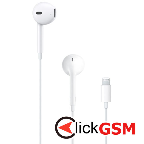 Apple - Original Wired Earphones A1748 (MMTN2ZM/A) - Lightning, In-Ear, Microphone, Remote, 1.2m - White (Blister Packing)