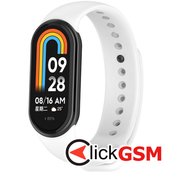 Techsuit - Watchband (W014) - Xiaomi Mi Band 8 / 8 NFC - White