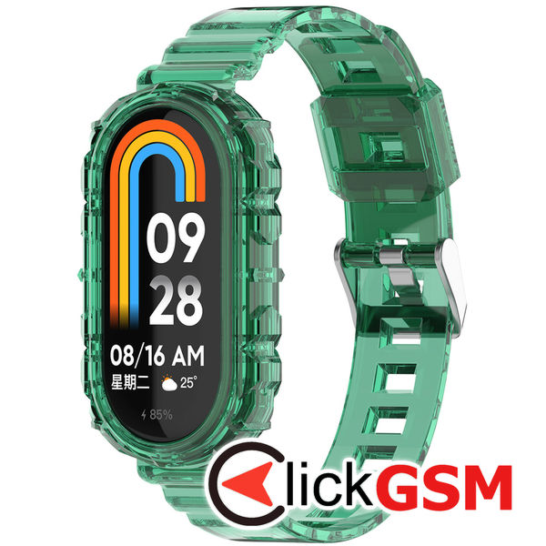 Techsuit - Watchband (W017) - Xiaomi Mi Band 8 / 8 NFC - Green