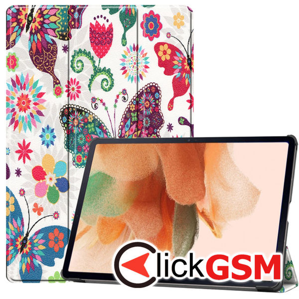 Techsuit - FoldPro - Samsung Galaxy Tab S7 Plus / S8 Plus / S7 FE - Butterfly