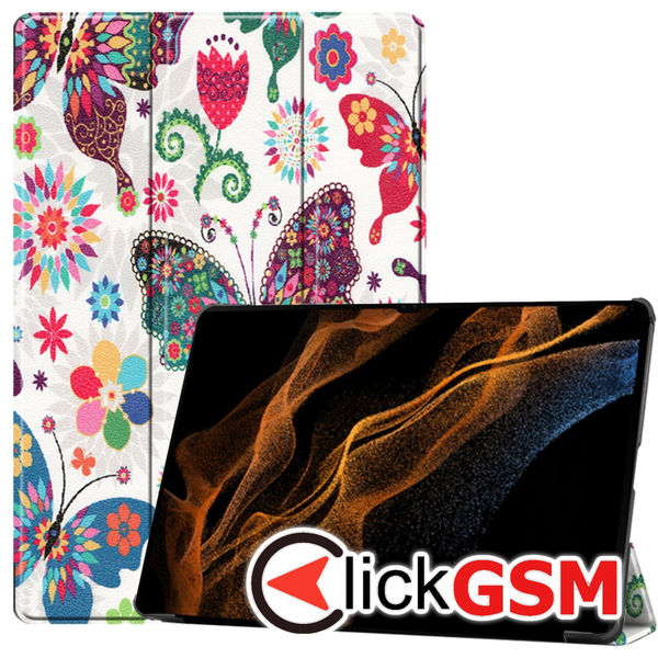 Techsuit - FoldPro - Samsung Galaxy Tab S8 Ultra / S9 Ultra - Butterfly