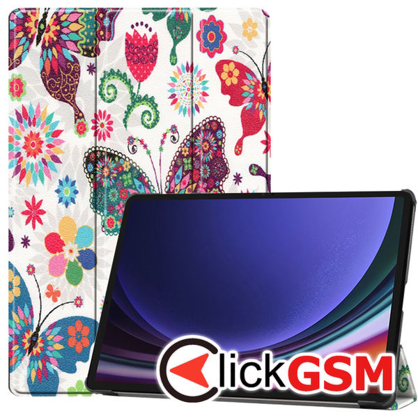 Techsuit - FoldPro - Samsung Galaxy Tab S9 / S9 FE - Butterfly