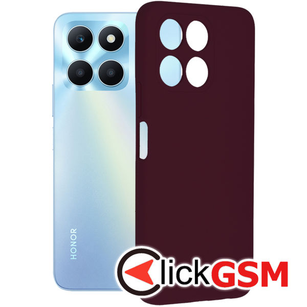 Techsuit - Soft Edge Silicone - Honor X6a - Plum Violet