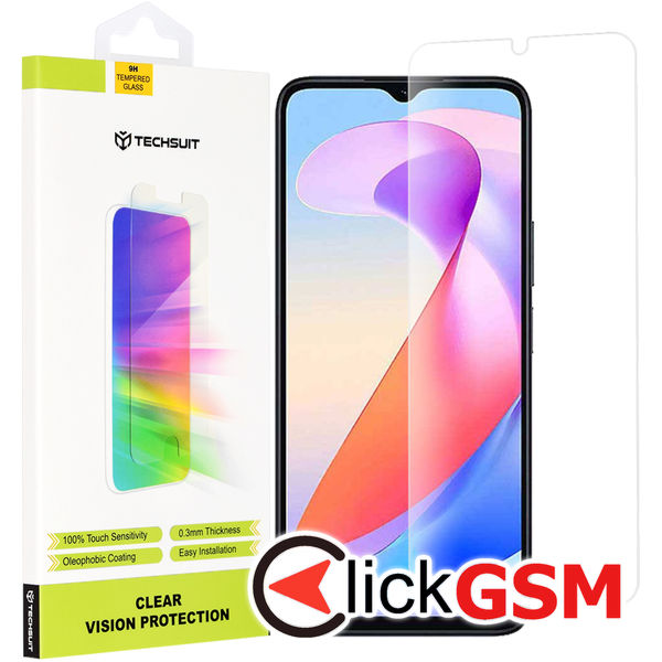 Techsuit - Clear Vision Glass - Honor X6a - Transparent