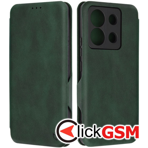 Techsuit - Safe Wallet Plus - Xiaomi Redmi Note 13 Pro 5G / Poco X6 - Green