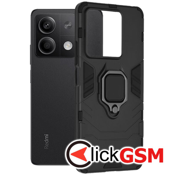 Techsuit - Silicone Shield - Xiaomi Redmi Note 13 5G - Black